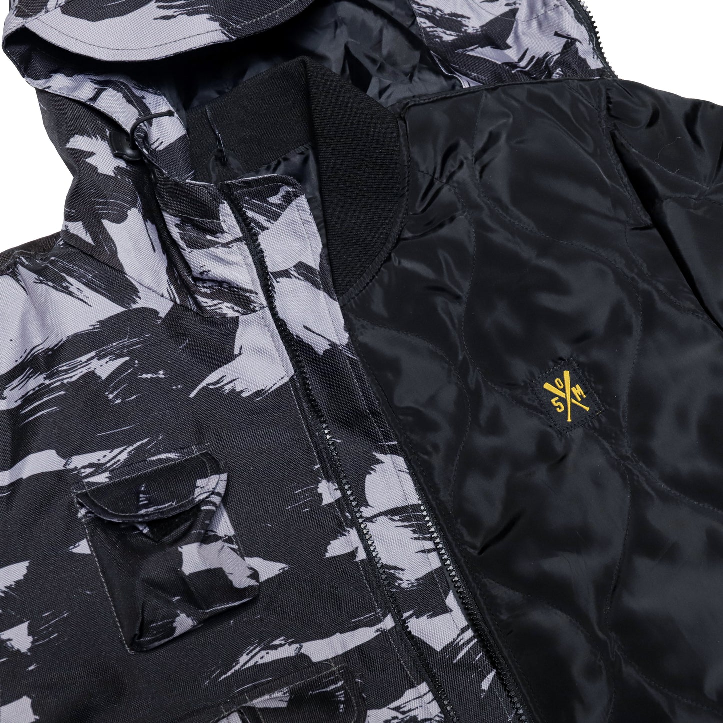 " RETROFUTURE CARGO " Cargo Jacket 3in1 Black/Camo