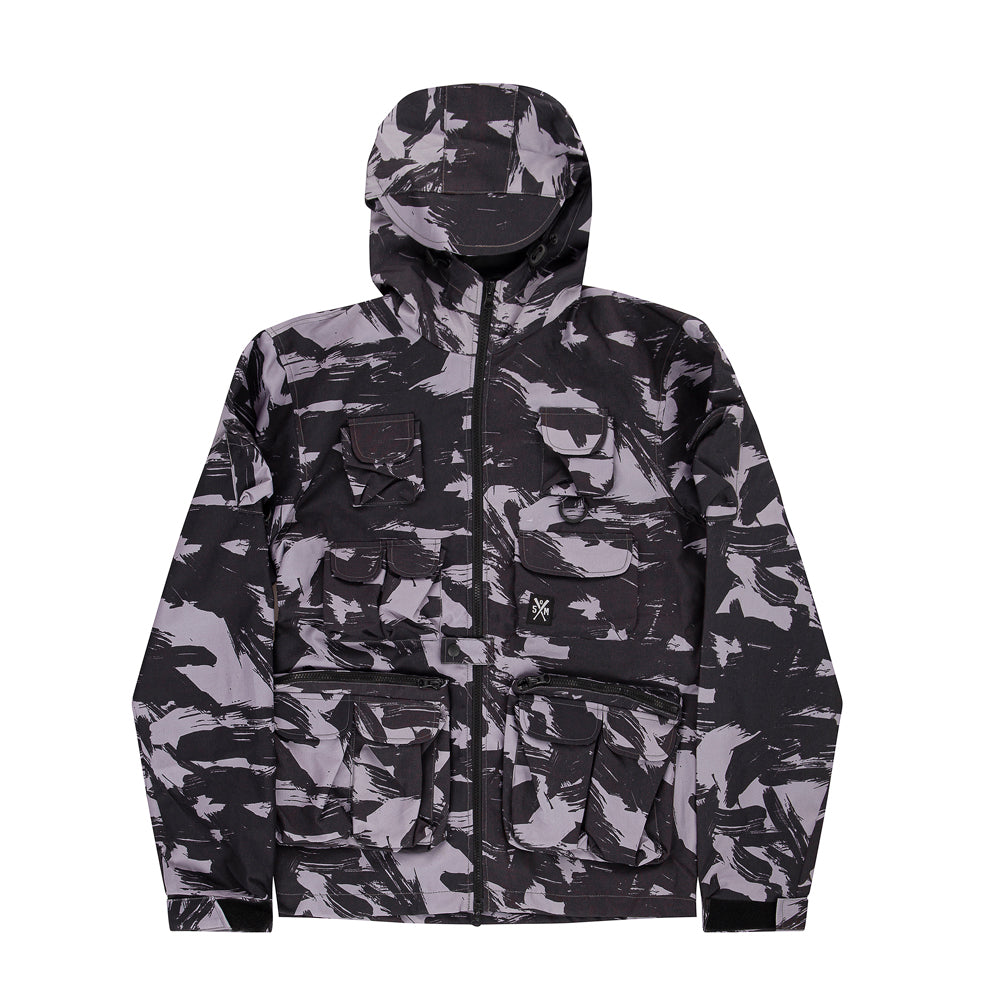 " RETROFUTURE CARGO " Cargo Jacket Black/Camo