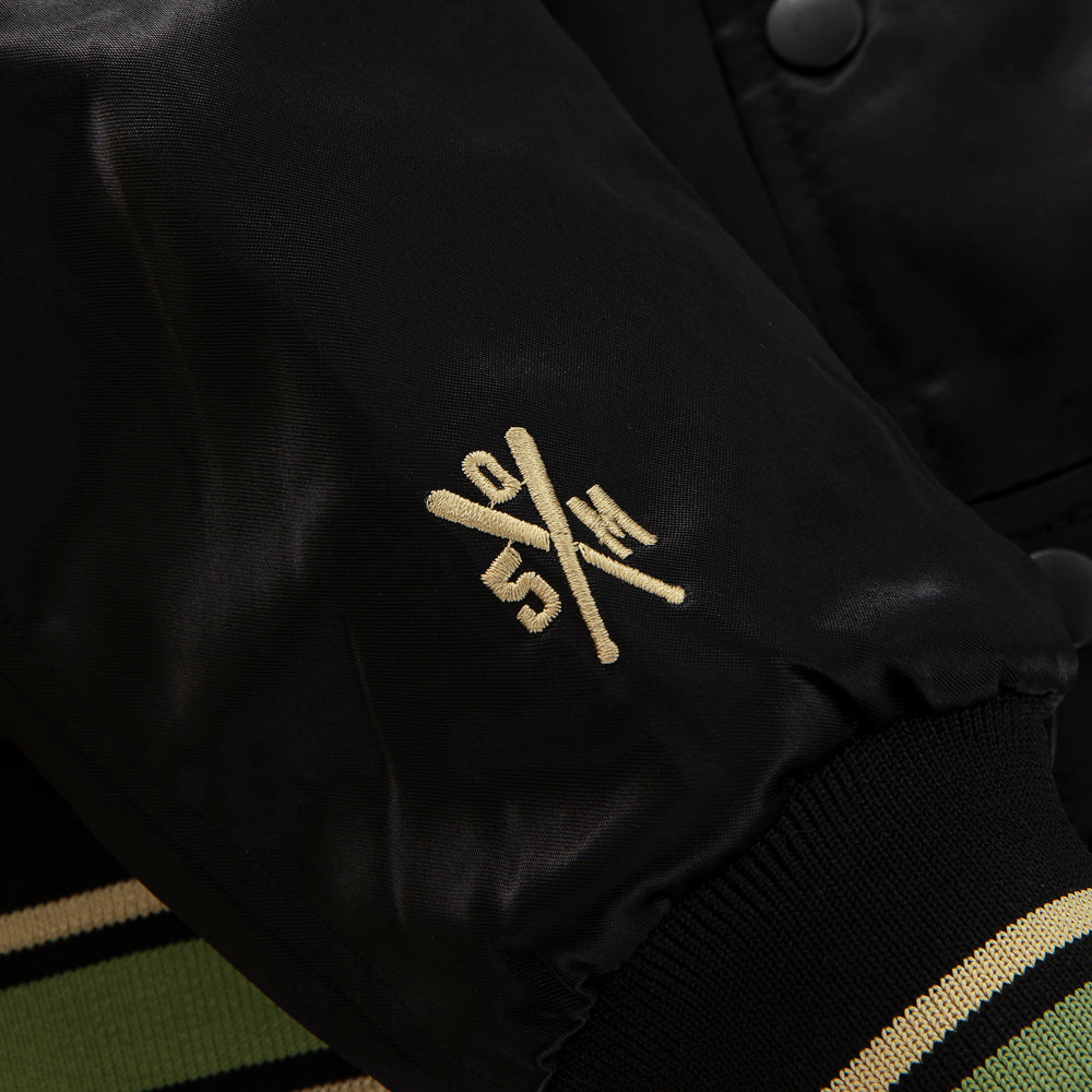 " 5OMZILLA " Bomber Jacket Black