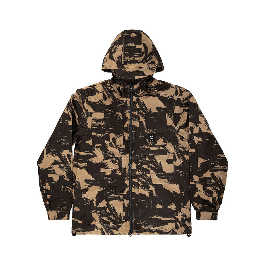 " RETROFUTURE HIDDEN CARGO " Hidden Cargo Jacket 3X1 Brown Camo