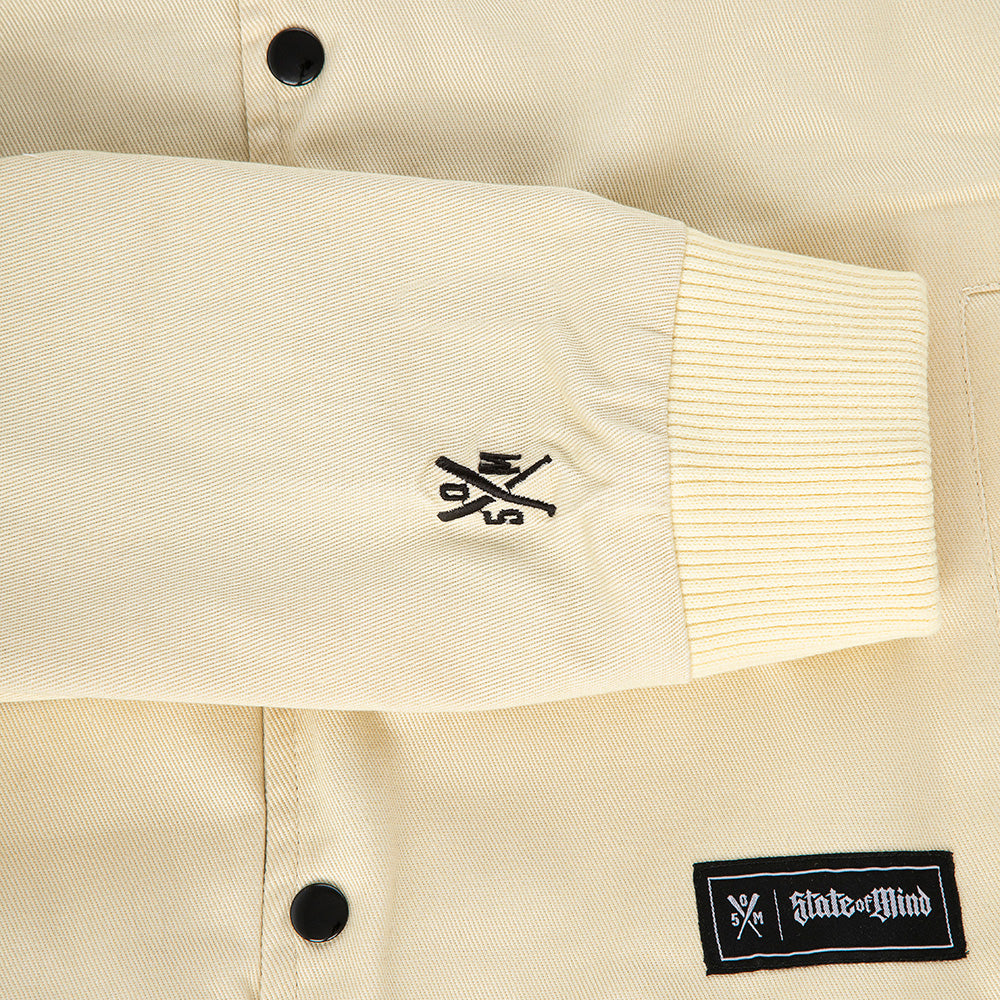 "STREET'S DISCIPLES" Bomber Jacket Milk
