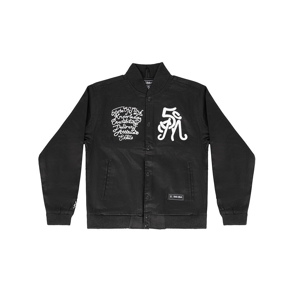 "STREET'S DISCIPLES" Bomber Jacket Black