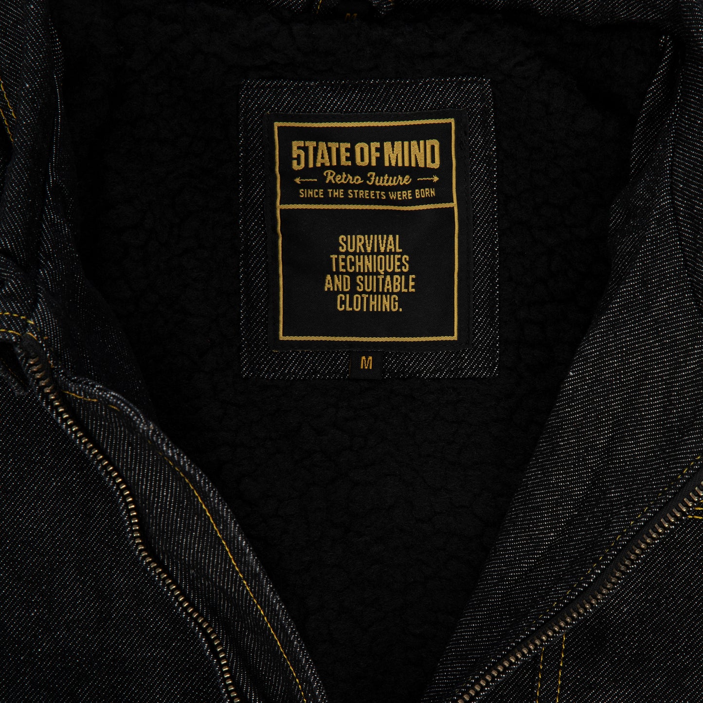 " RETROFUTURE WORKER" Completo Worker Denim Black