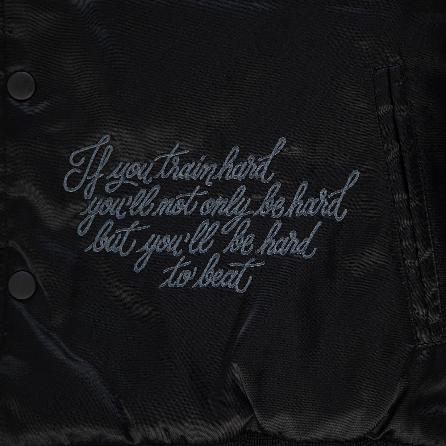 "LONE WOLVES" Bomber Black