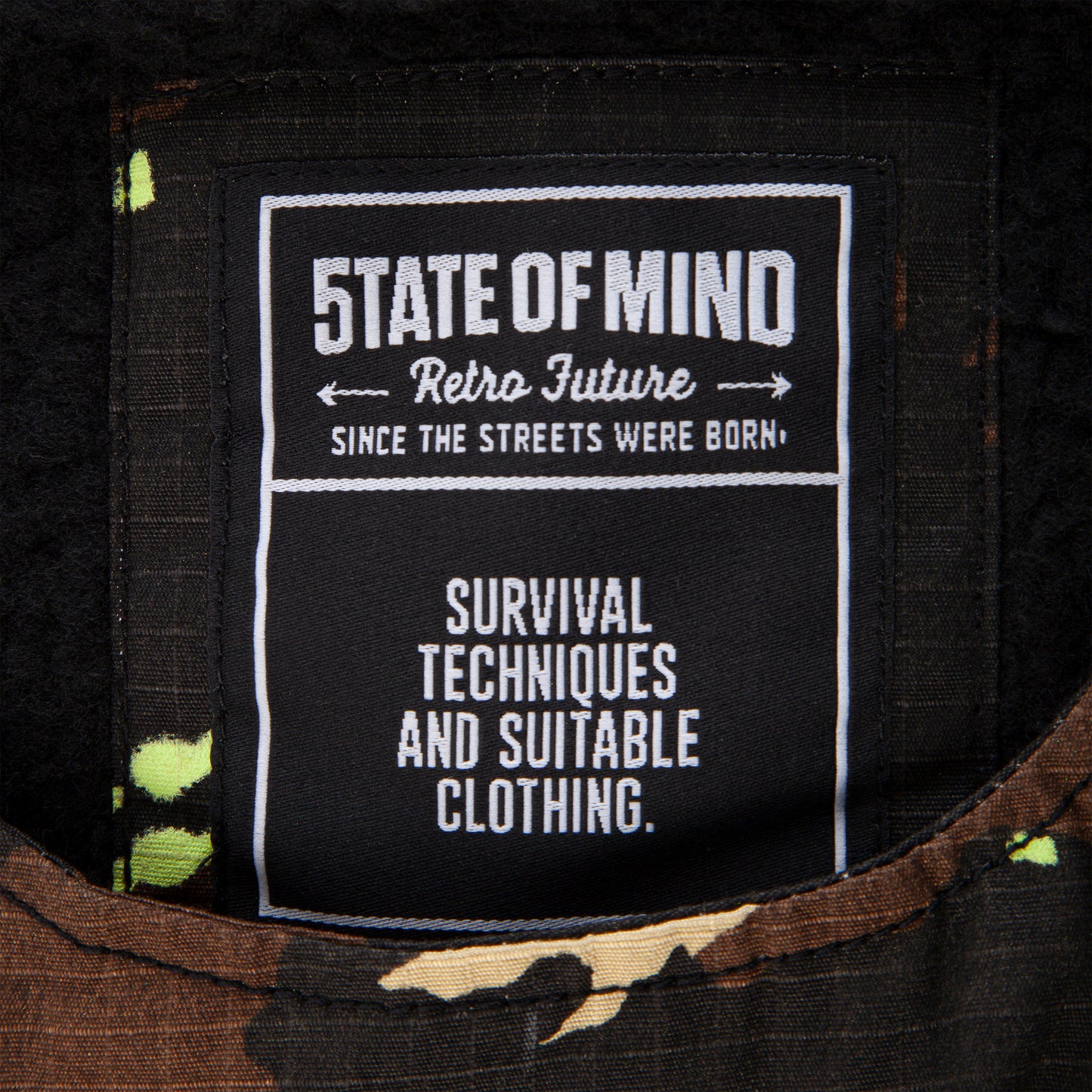 "RETROFUTURE" Cargo Bullet Proof Vest Acid Camo