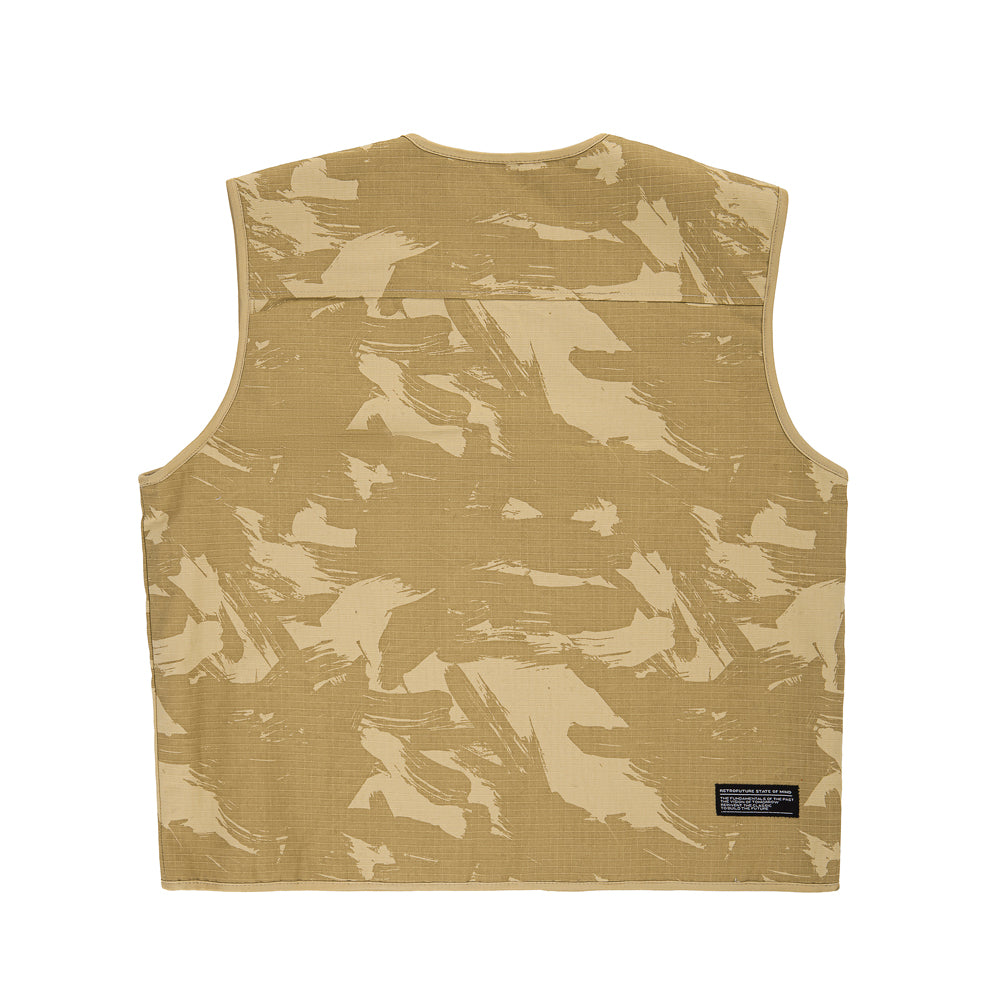 " RETROFUTURE COMBAT " Vest Beige/Camo