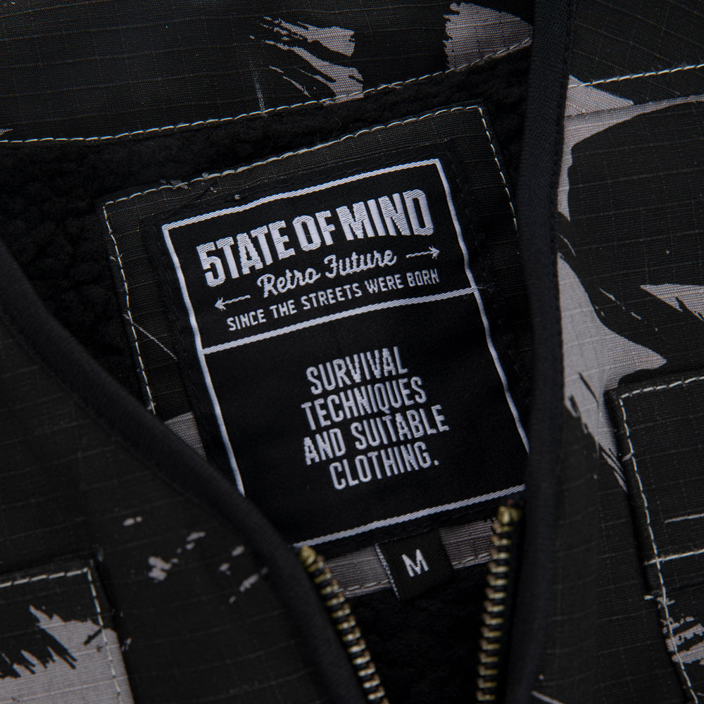 " RETROFUTURE COMBAT " Vest Black/Camo