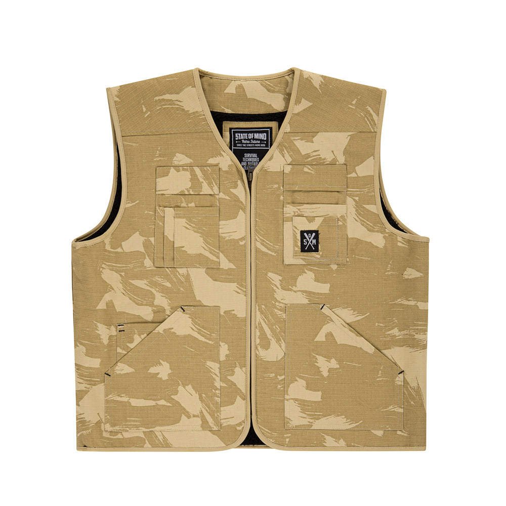 " RETROFUTURE COMBAT " Vest Beige/Camo