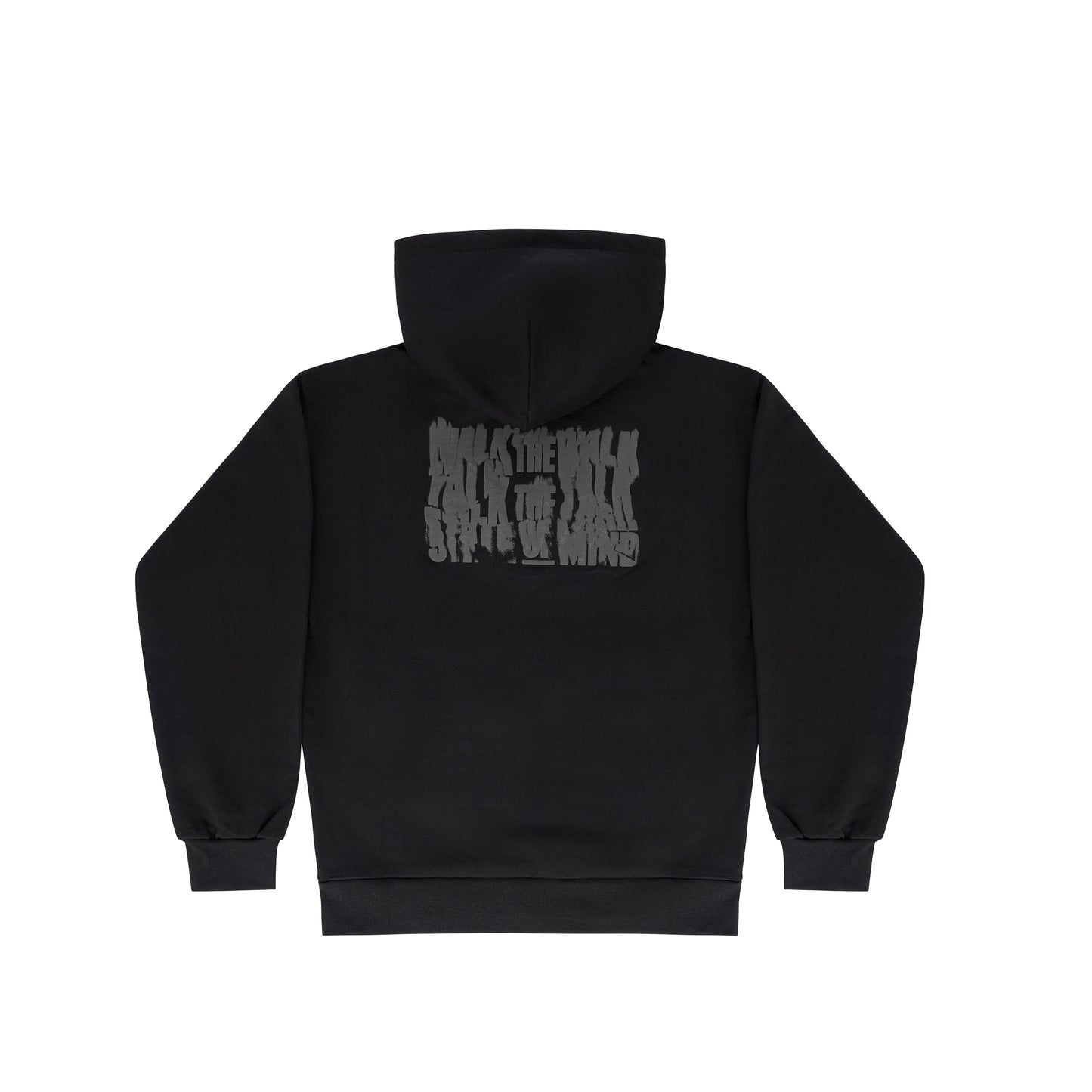 "WALK THE WALK" Hoodie Black