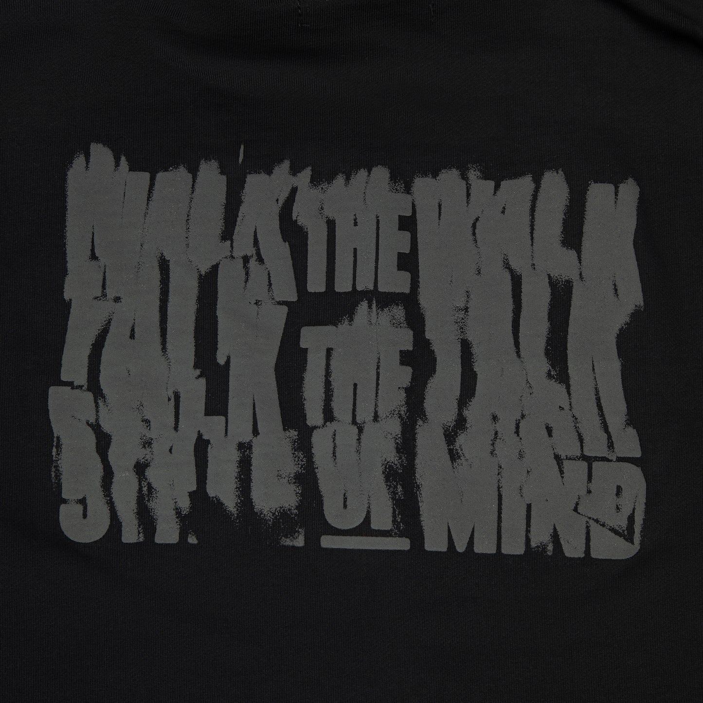 "WALK THE WALK" Hoodie Black