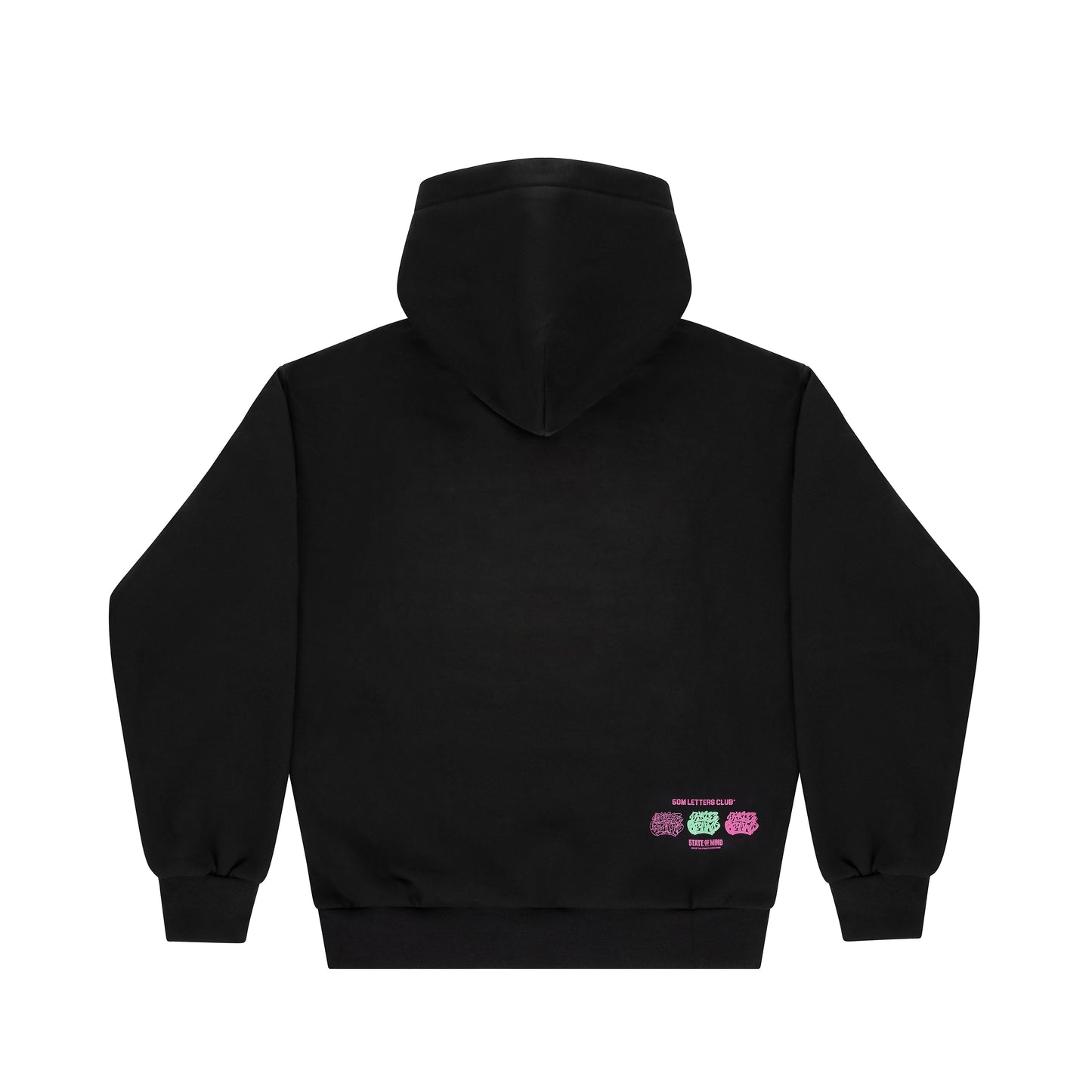 "LETTERS STUDIO" Hoodie Black