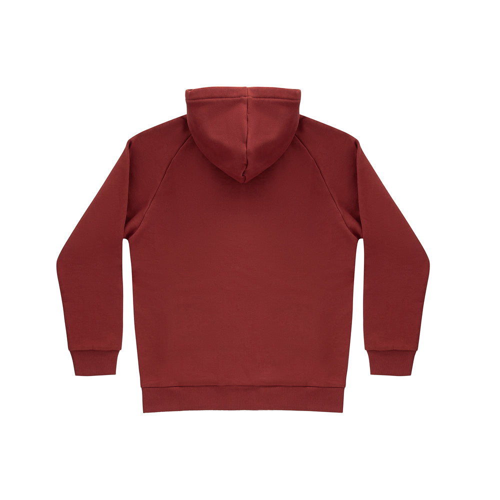 " BOX LOGO " Raglan Hoodie Brick