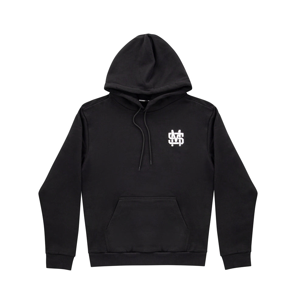" MONOGRAM " Hoodie Black
