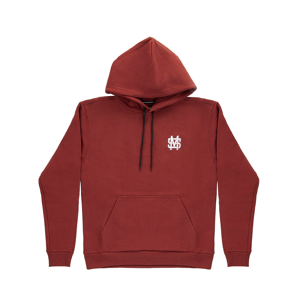 " MONOGRAM " Hoodie Brick