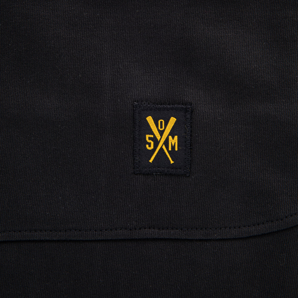 " RETROFUTURE BASIC " Hooligan Hoodie Zip Black