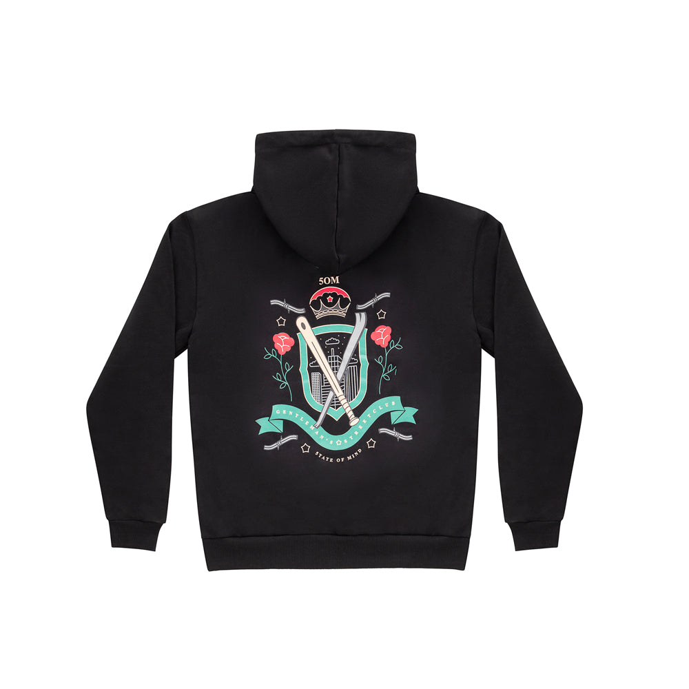 " GENTLEMAN CLUB " Hoodie Black