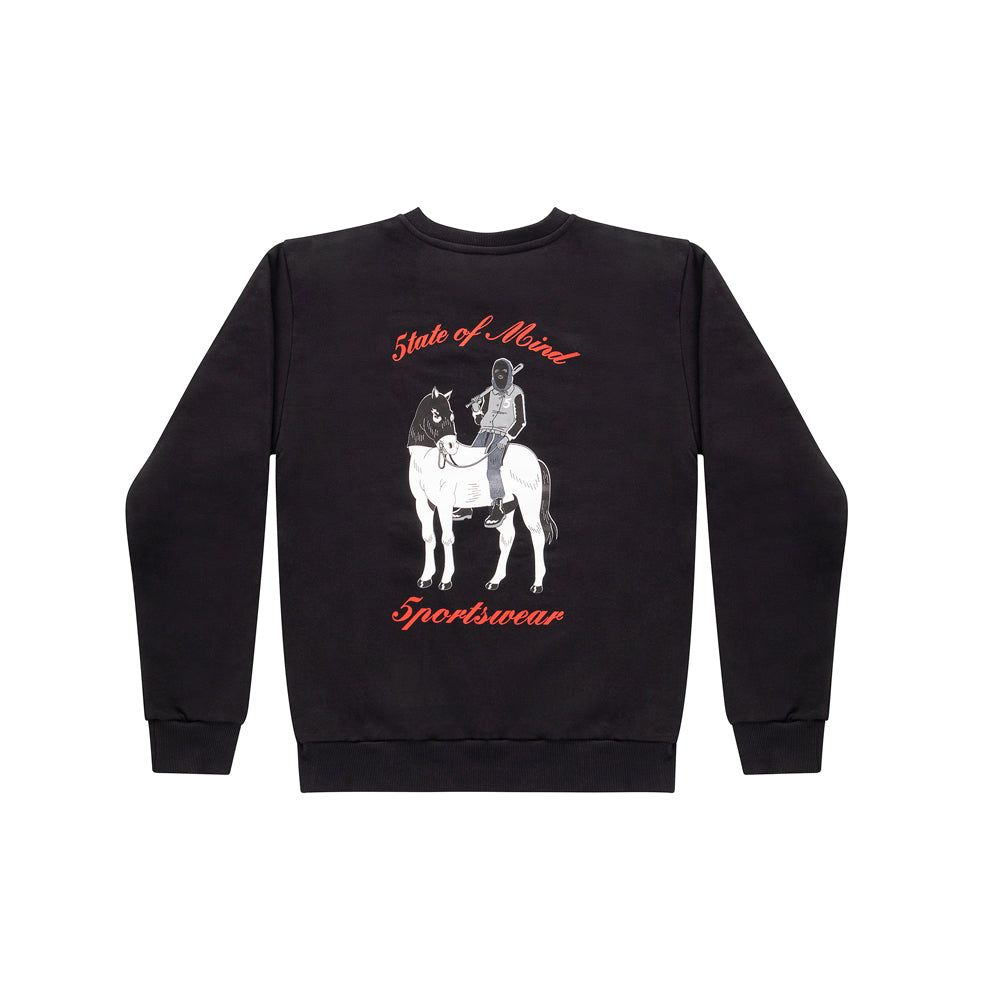 " 5OM 5PORTWEAR " Sweatshirt Black
