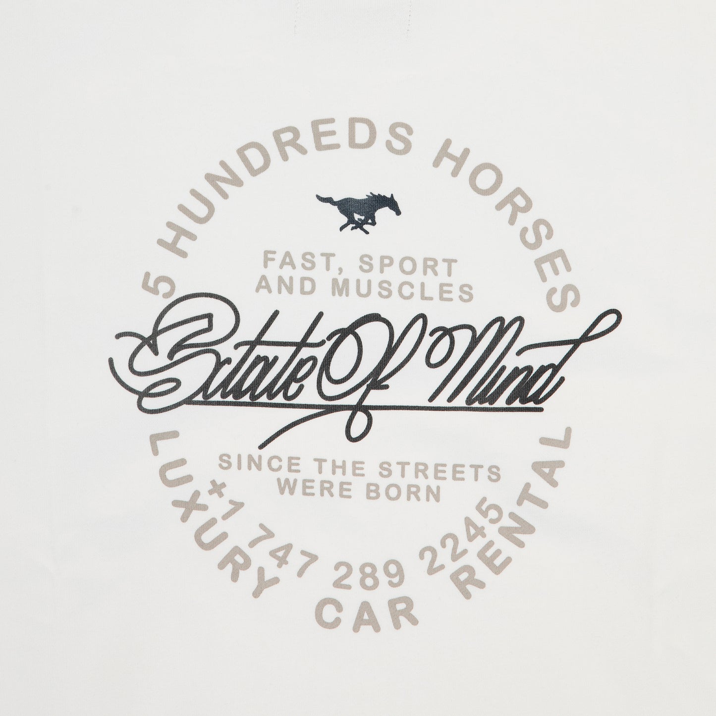 "URBAN CLASSY" Sweatshirt Autonoleggio Milk