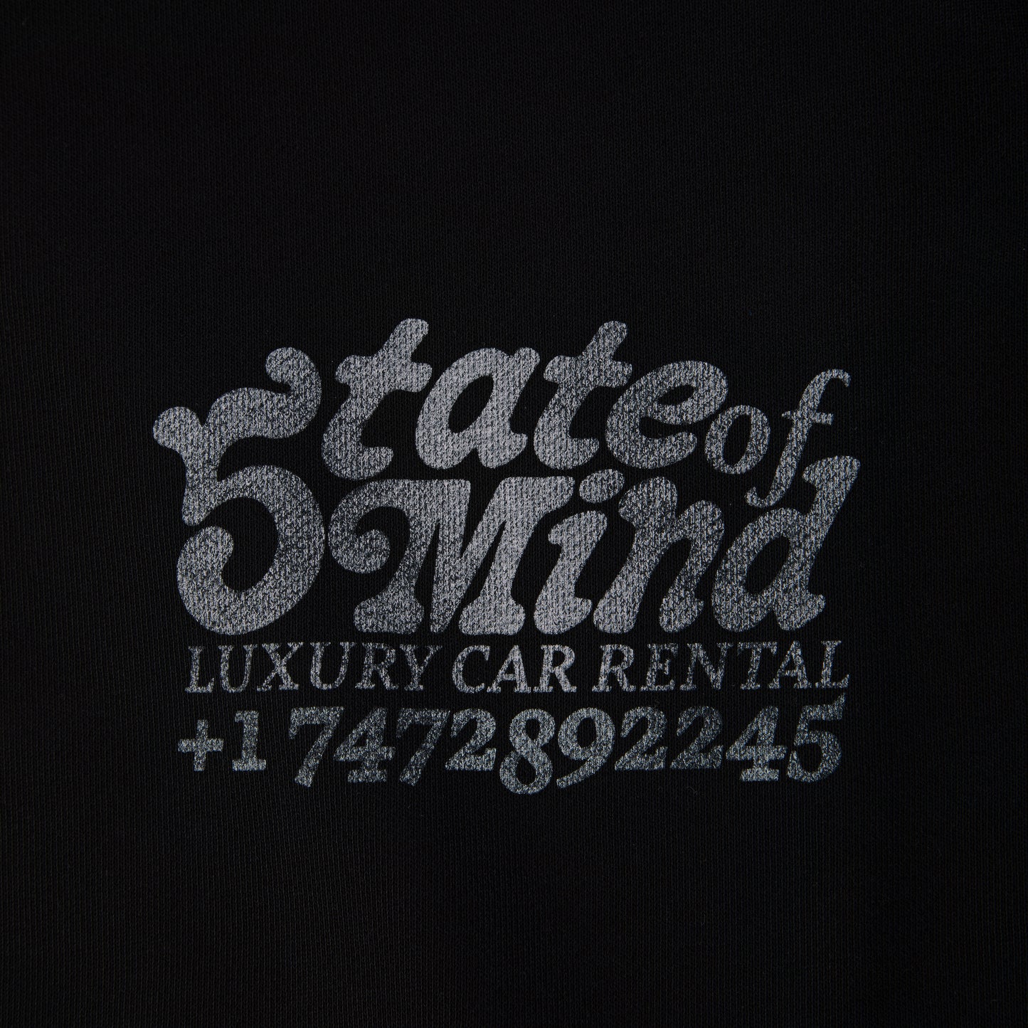 "AROUND THE BLOCK" Hoodie Black