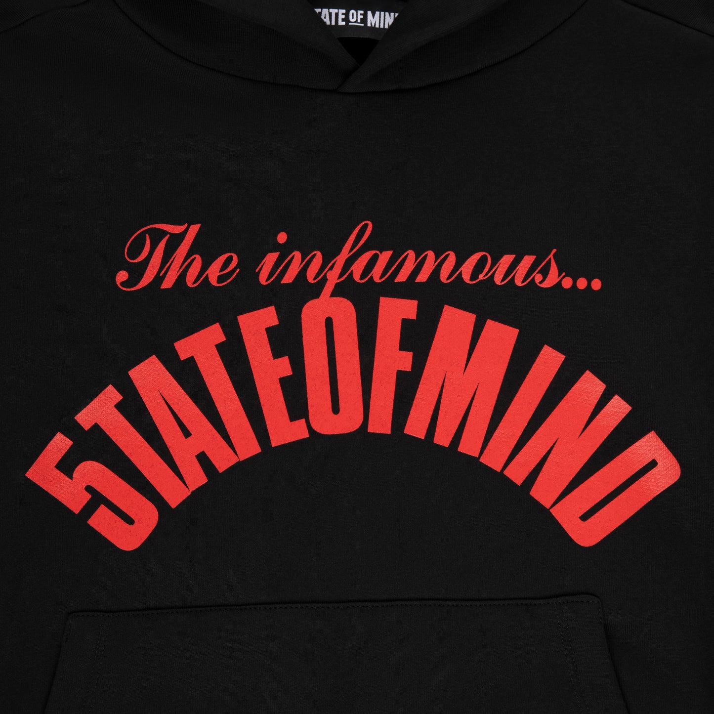 "INFAMOUS 5OM" Hoodie Black