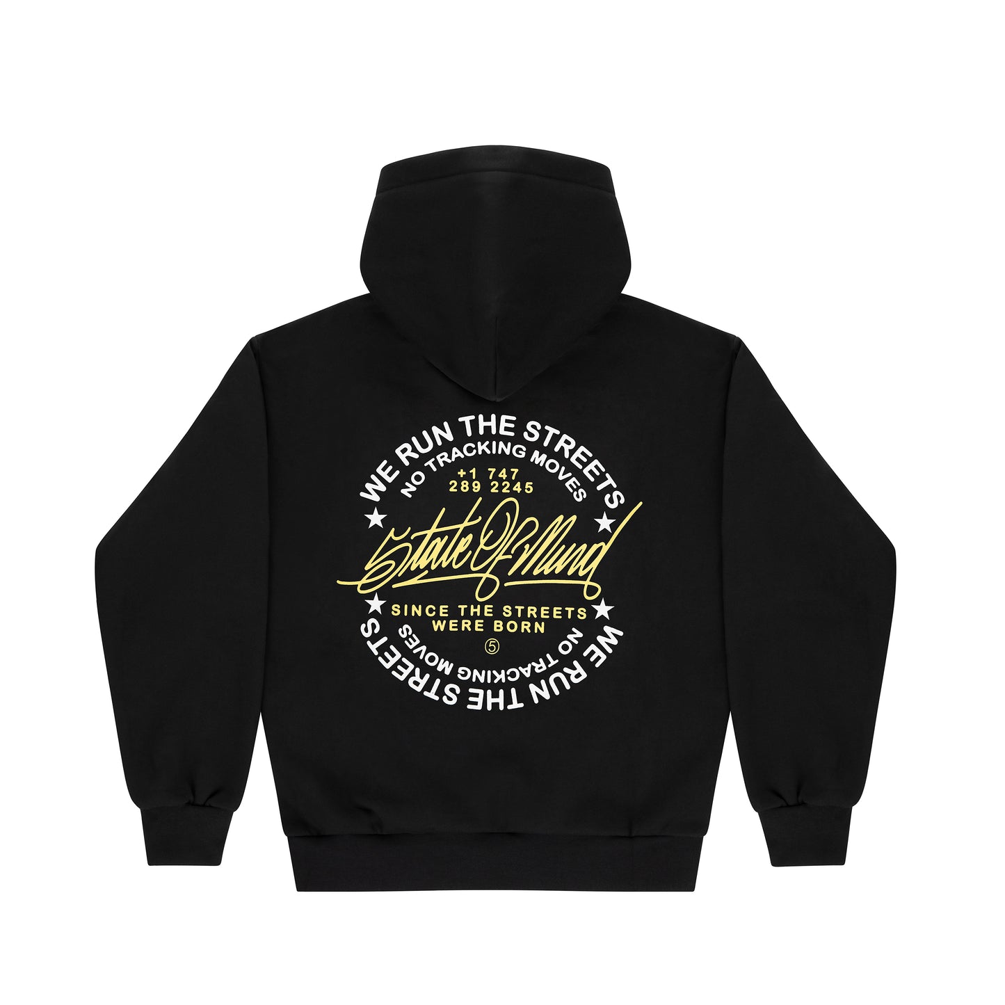 "NO TRACKING" Hoodie Black