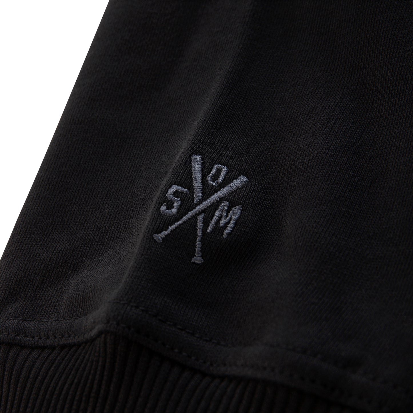 "LONE WOLVES" Hoodie Zip Black