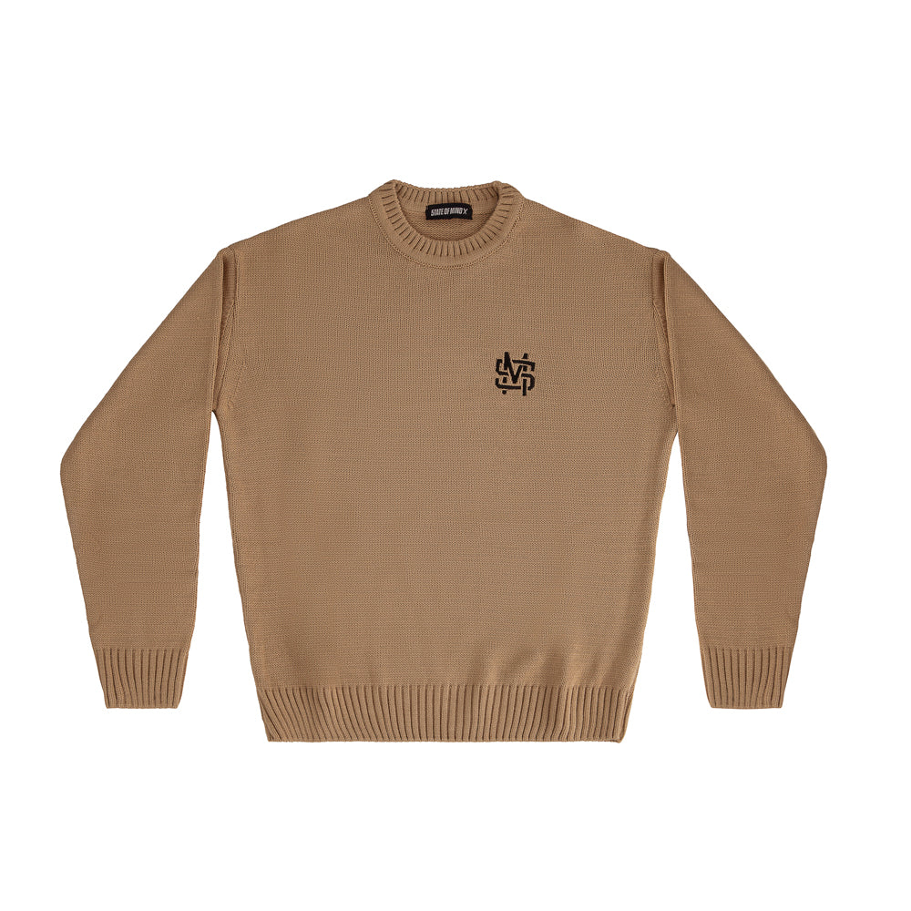 " MONOGRAM " Sweater Sand