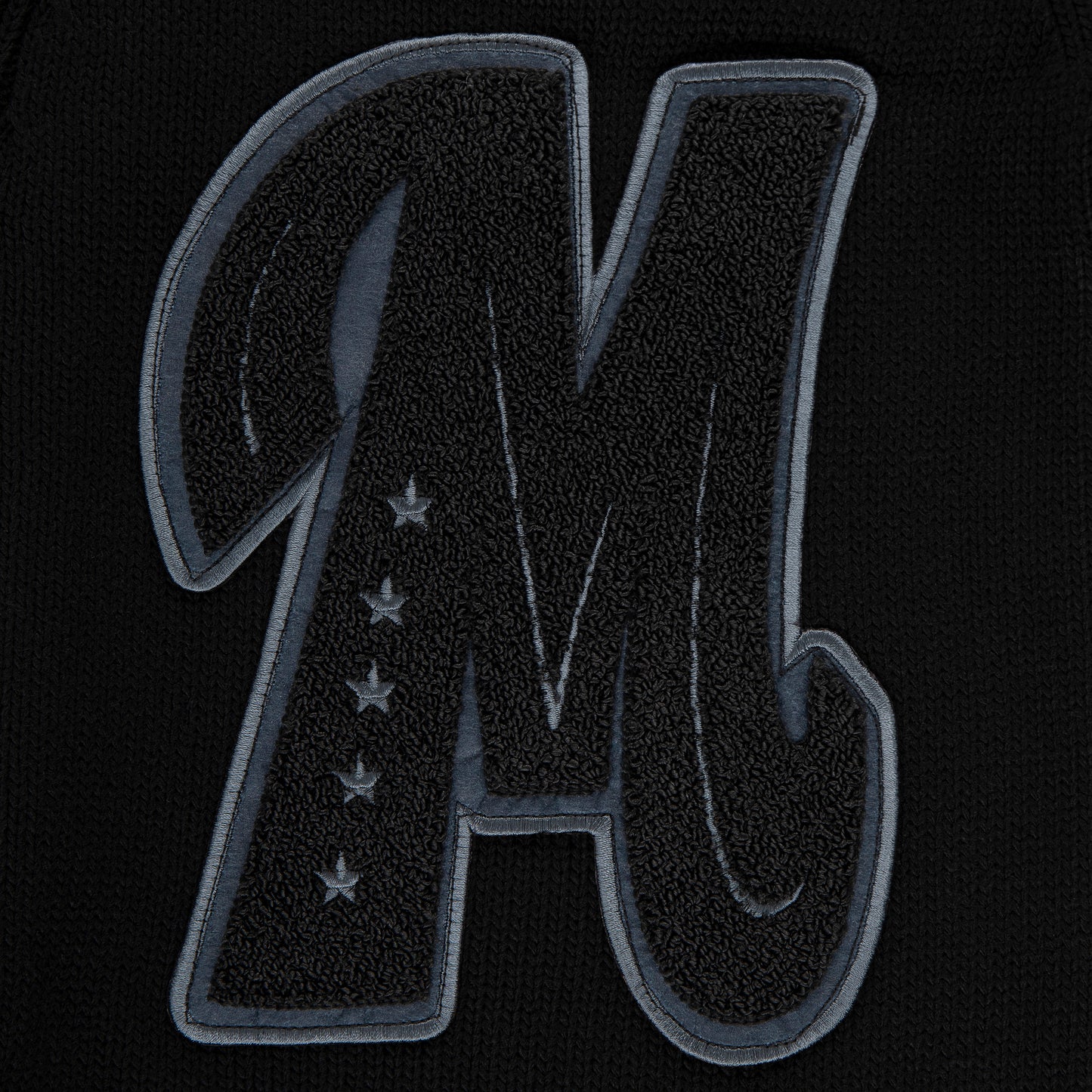 "WOLF" Cardigan Black