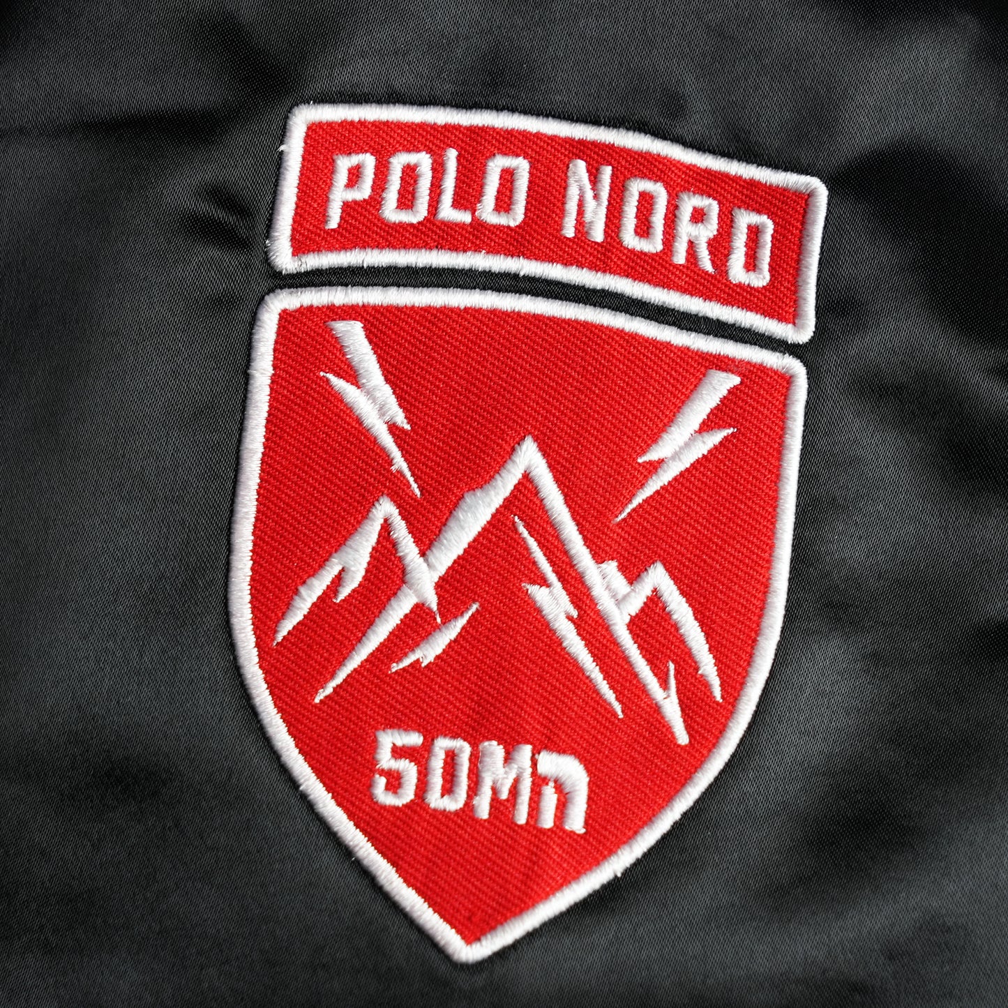 " 5OM x MP " Bomber Jacket Nera