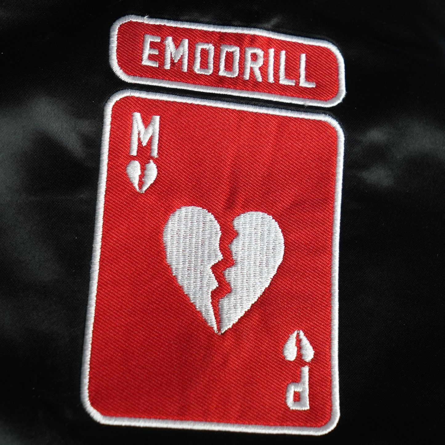 " 5OM x MP " Bomber Jacket Nera