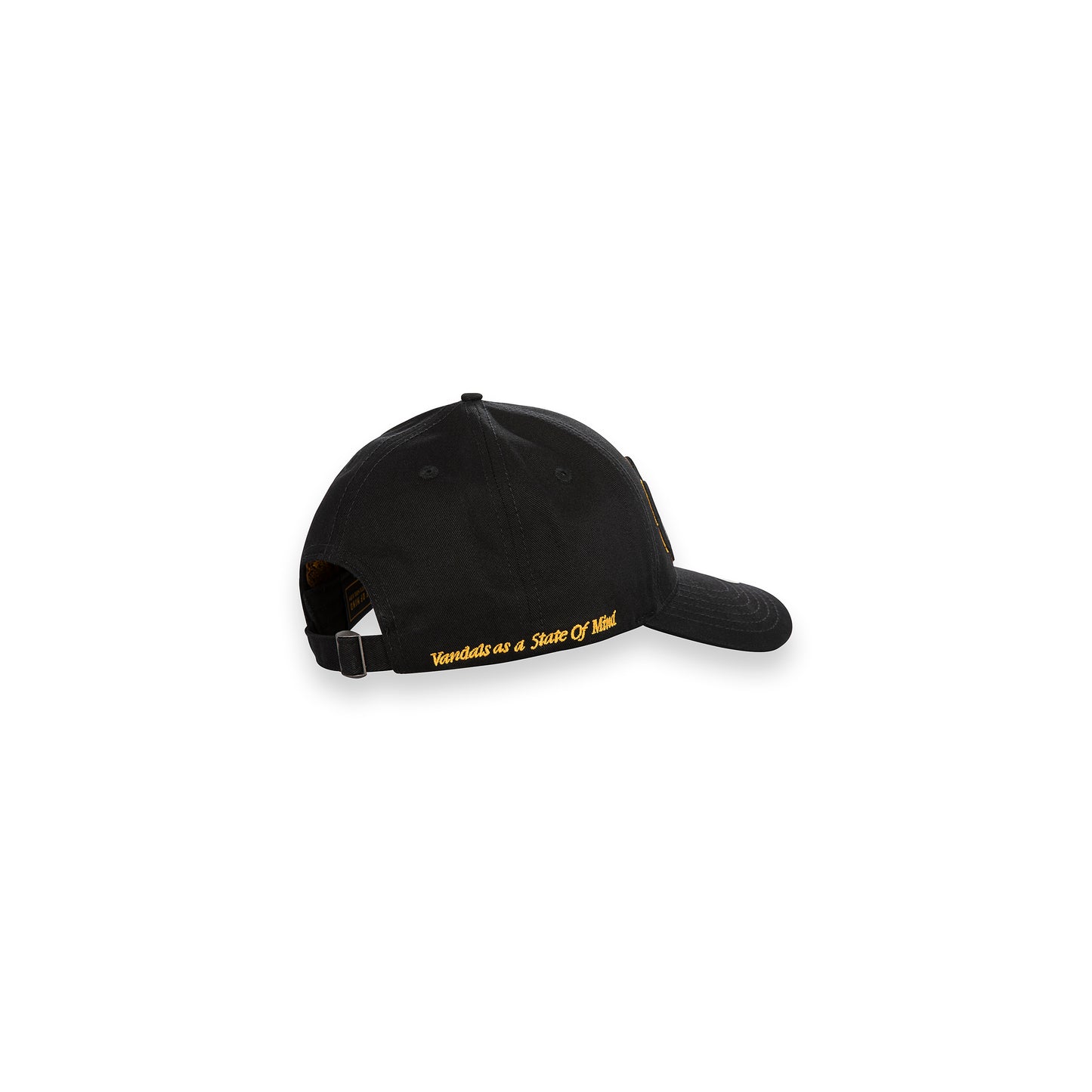 "VANDALZ" Curved Visor Cap Black