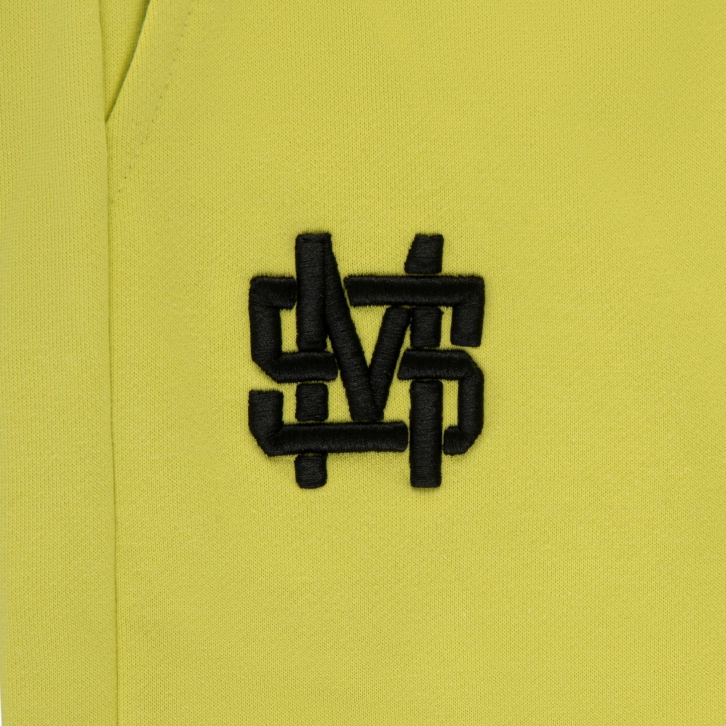 "MONOGRAM" Fleece Pants Lime