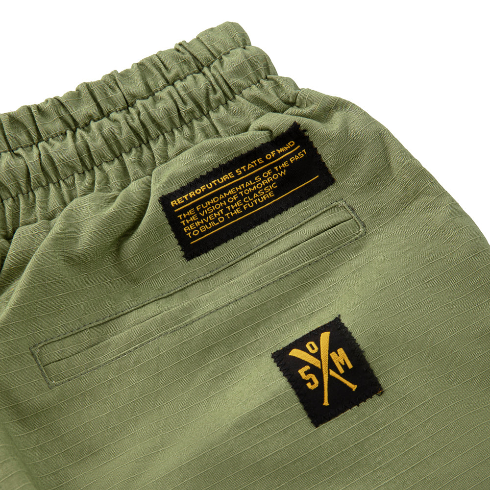 " RETROFUTURE BASIC " Jogger Verde Militare