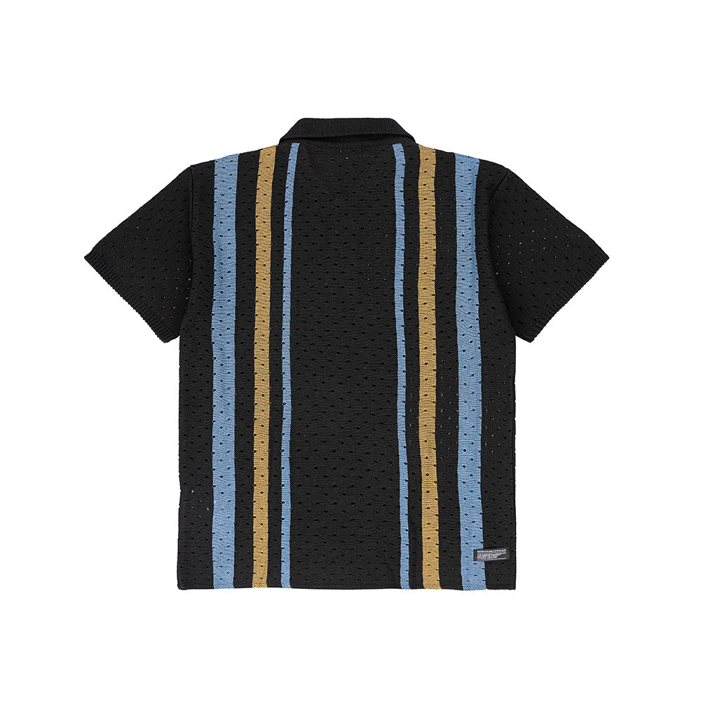 "RETROFUTURE" Knitted Polo T-Shirt