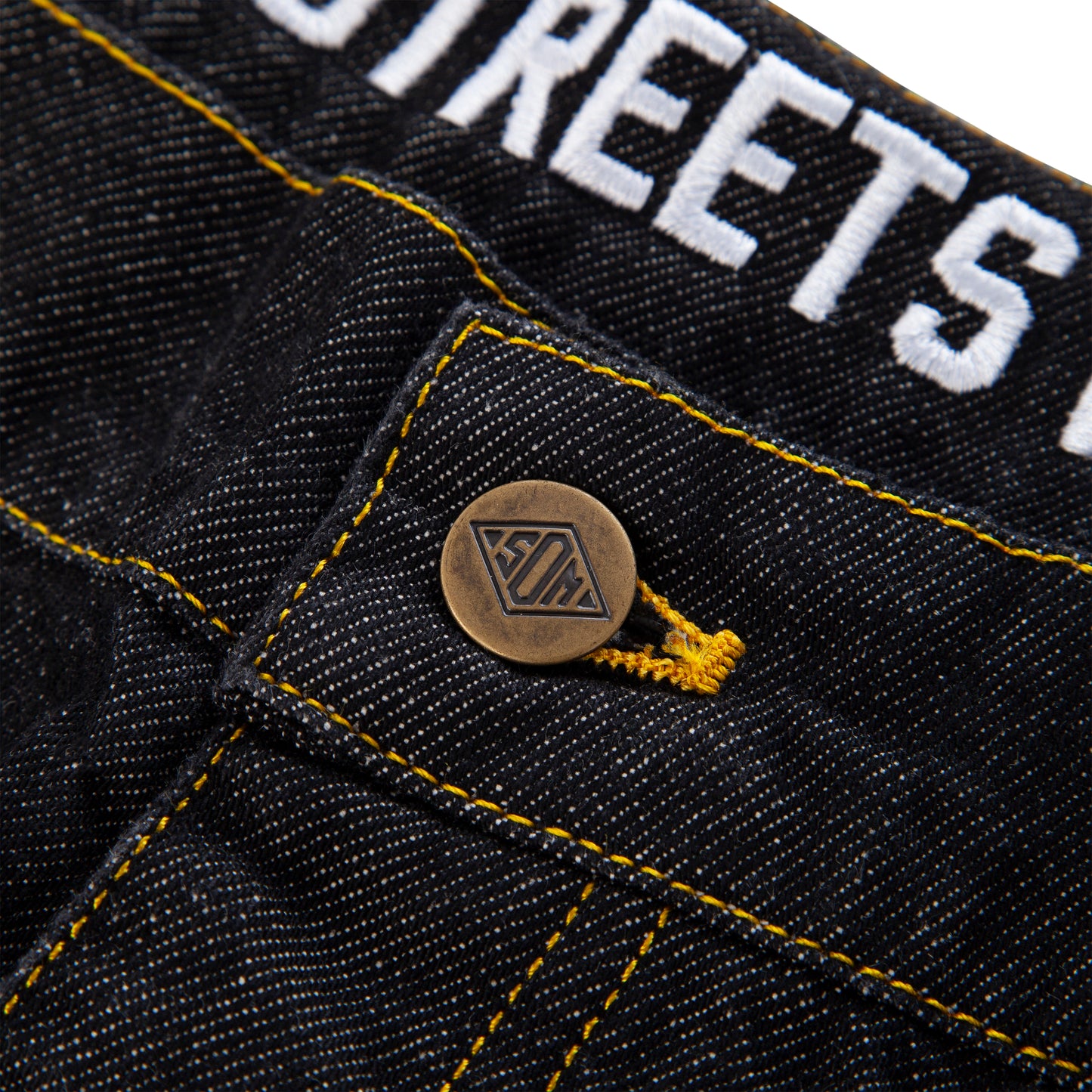 "BOX LOGO" Jeans Relaxed Black