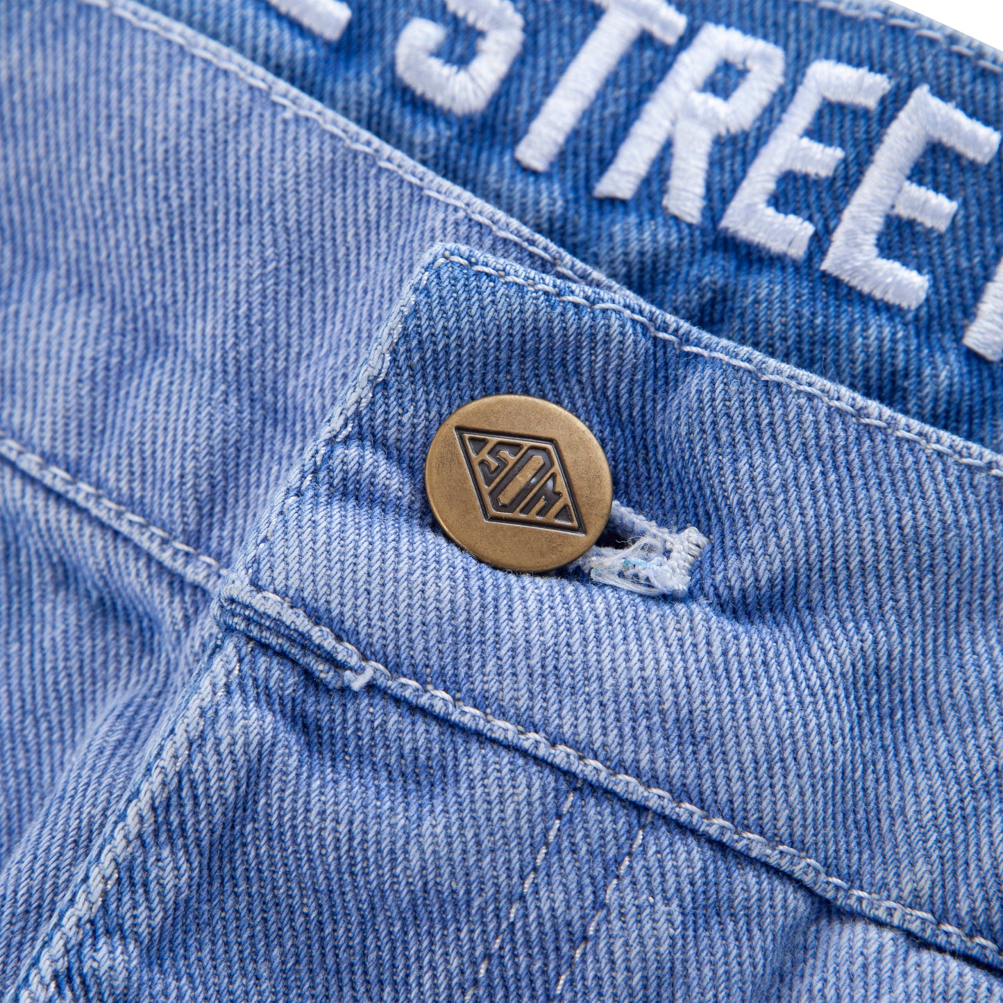 "BOX LOGO" Jeans Relaxed Denim
