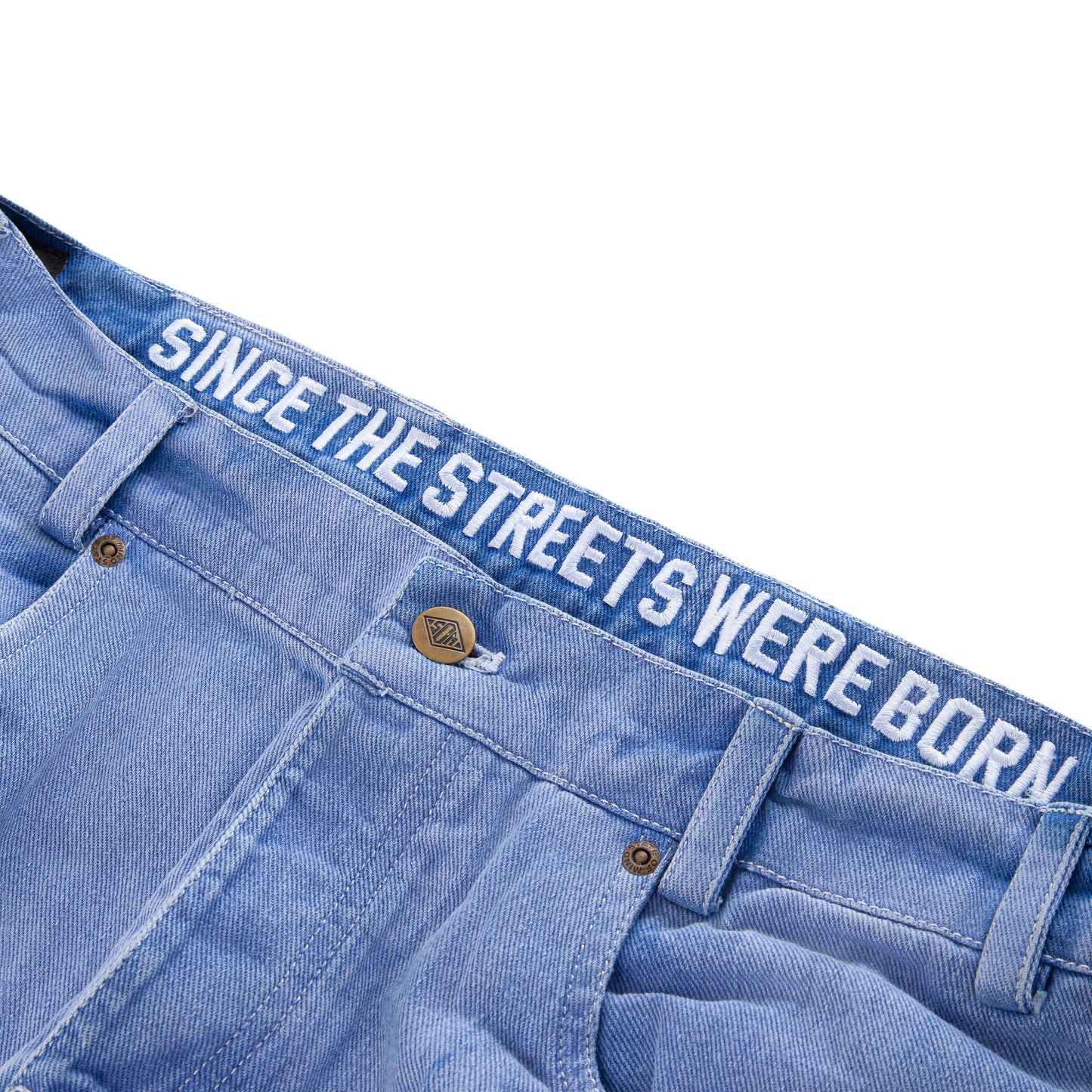 "BOX LOGO" Jeans Baggy Denim
