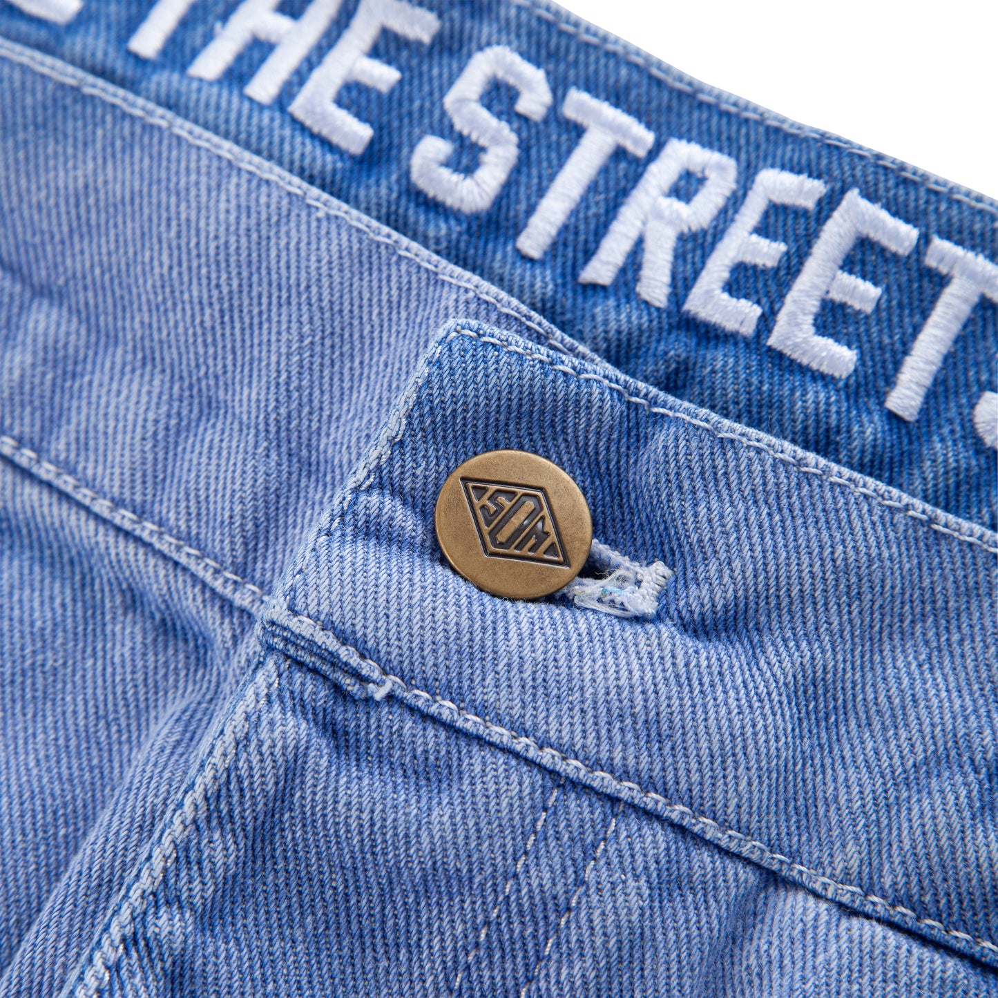"BOX LOGO" Jeans Baggy Denim