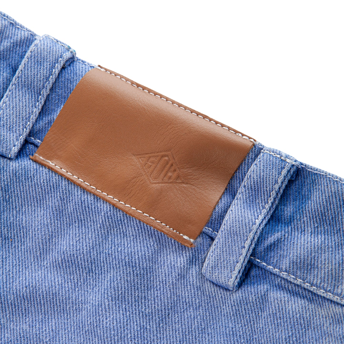 "BOX LOGO" Jeans Baggy Denim