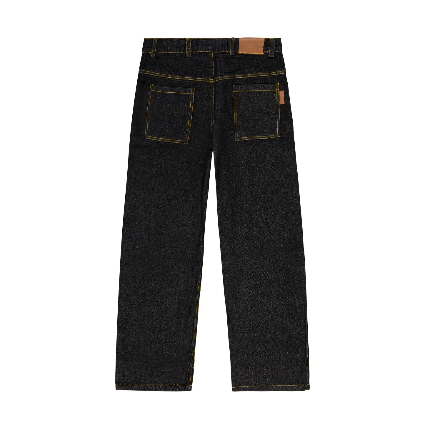 "BOX LOGO" Jeans Baggy Black