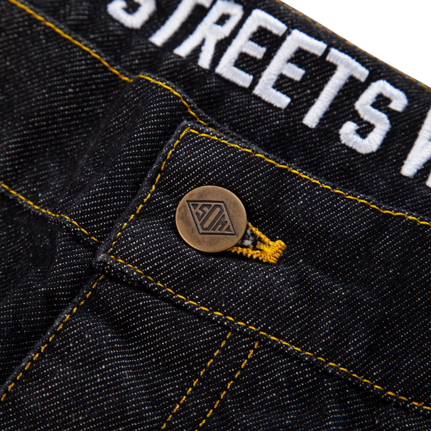 "BOX LOGO" Jeans Baggy Black