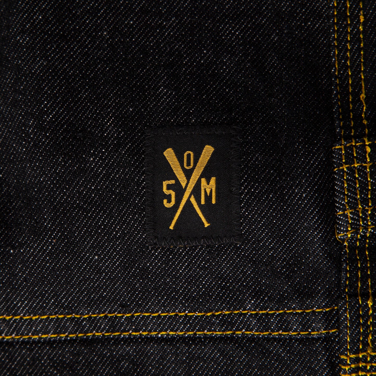 "RETROFUTURE" Worker Pants Denim Black