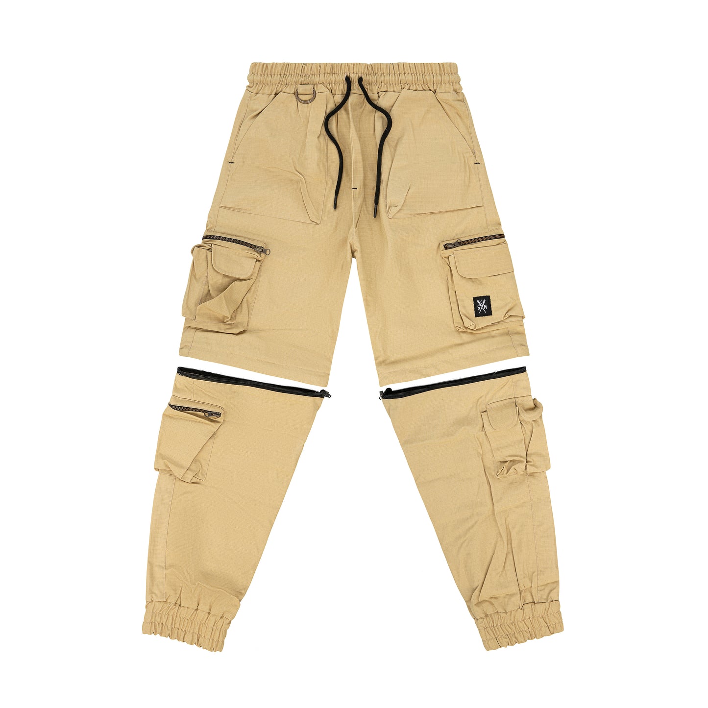 " RETROFUTURE CARGO " Modulable Cargo Jogger Sand