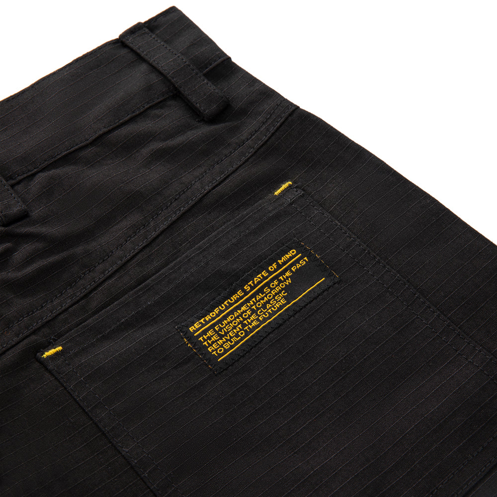 " RETROFUTURE COMBAT " Ripstop Cargo Pant Black