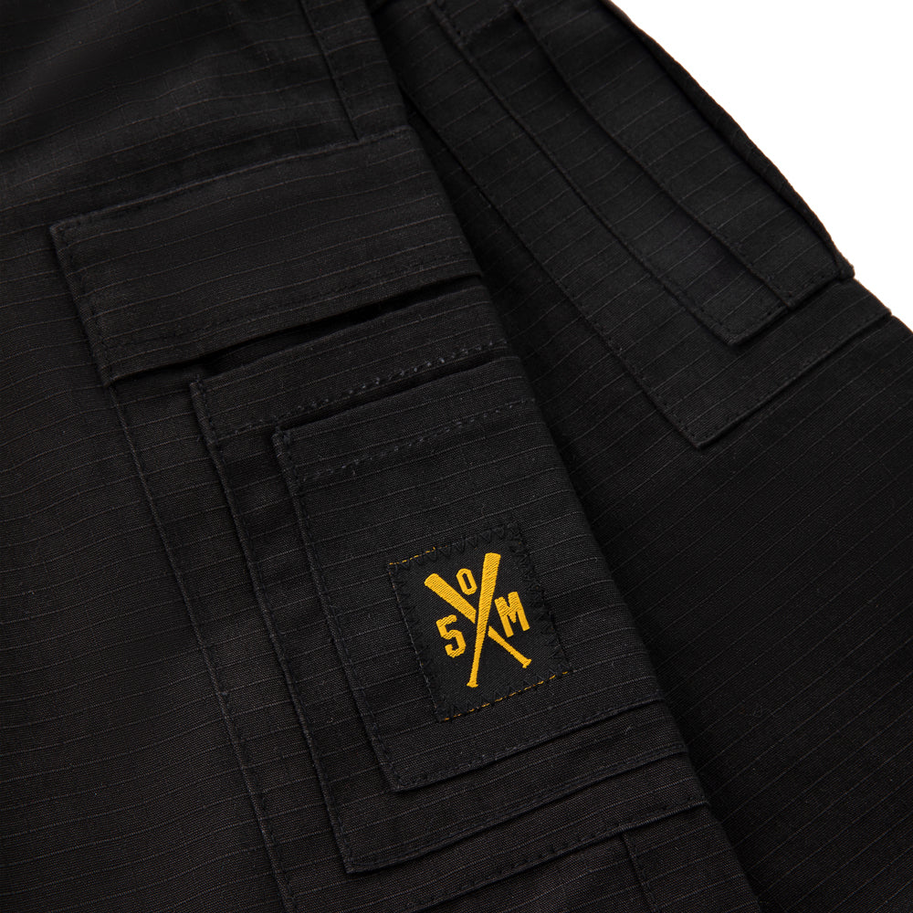 " RETROFUTURE COMBAT " Ripstop Cargo Pant Black