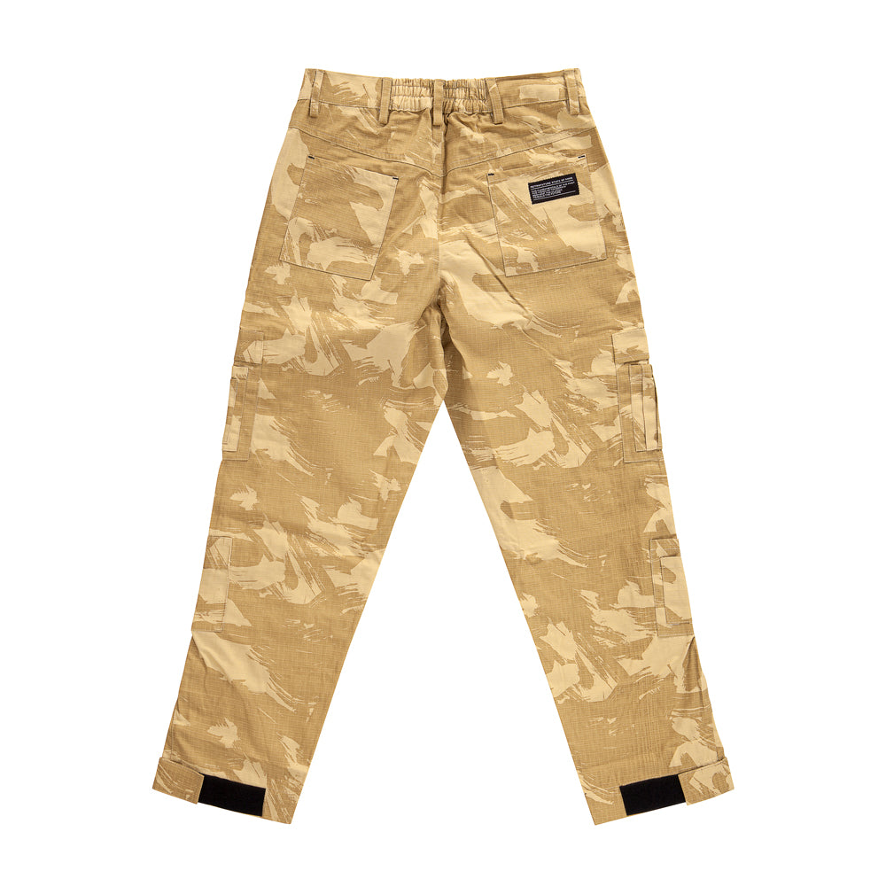 " RETROFUTURE COMBAT " Ripstop Cargo Pant Beige/Camo