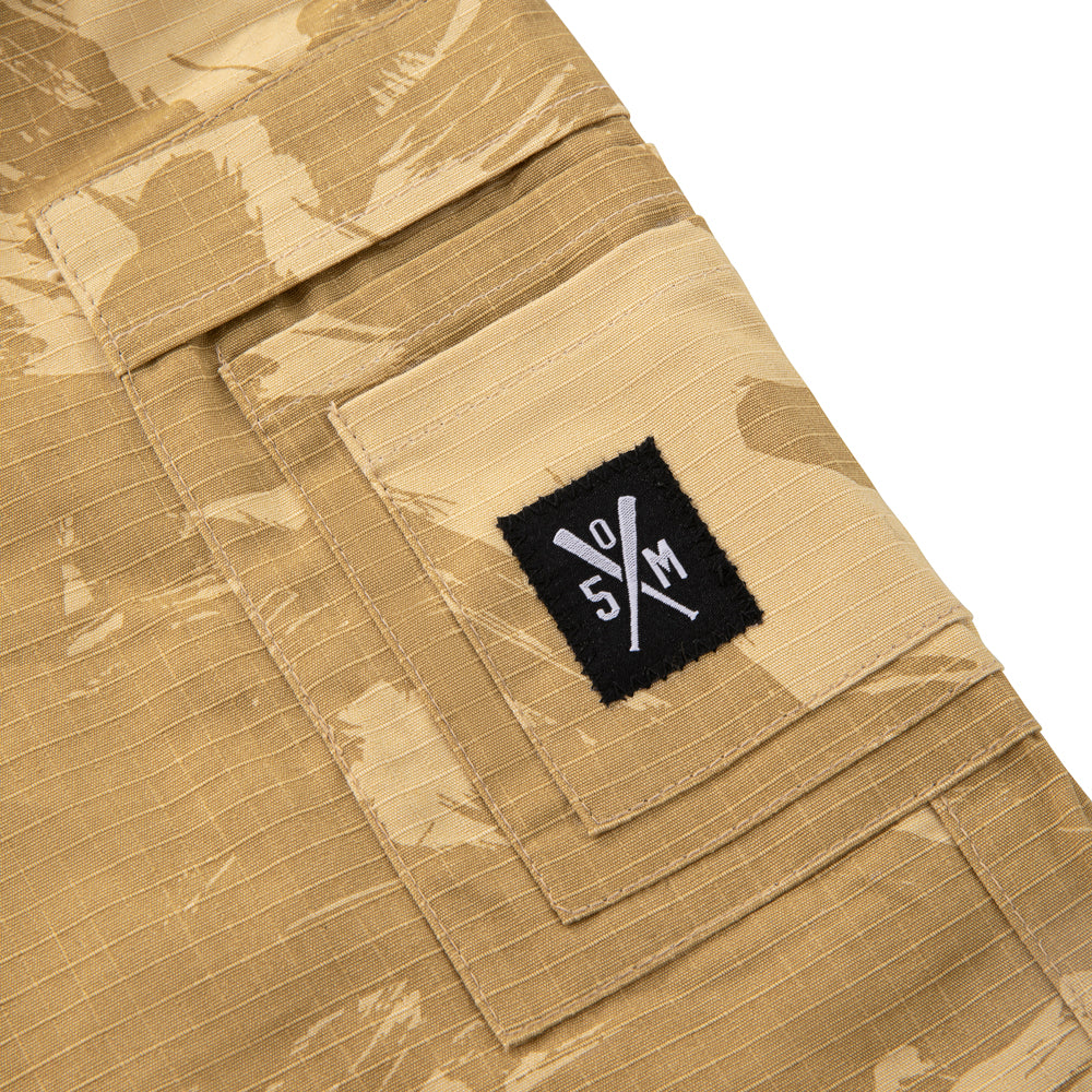 " RETROFUTURE COMBAT " Ripstop Cargo Pant Beige/Camo