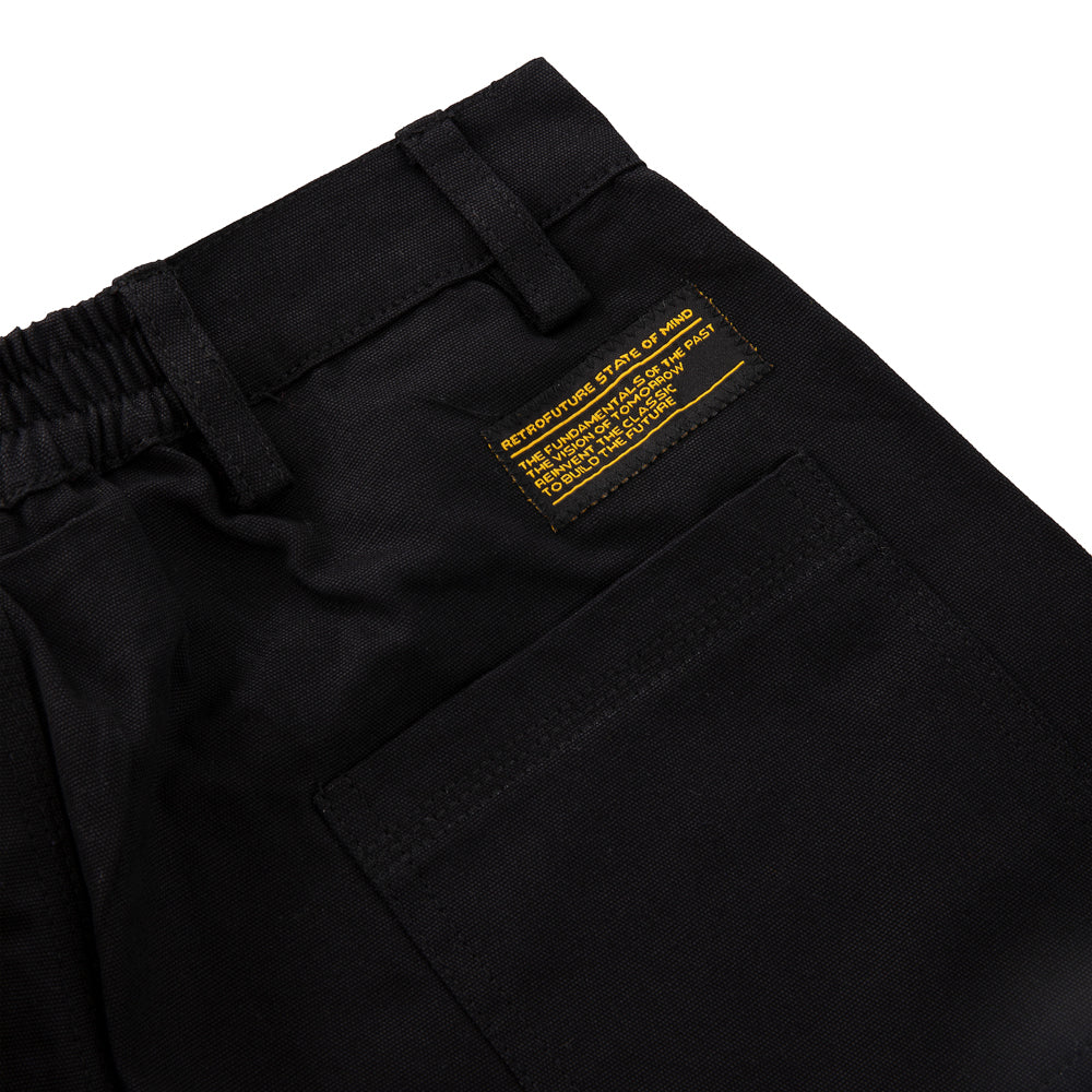 " RETROFUTURE WORKER " Worker Pant Black
