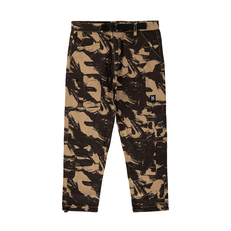 " RETROFUTURE HIDDEN CARGO " Cargo Pant Brown Camo