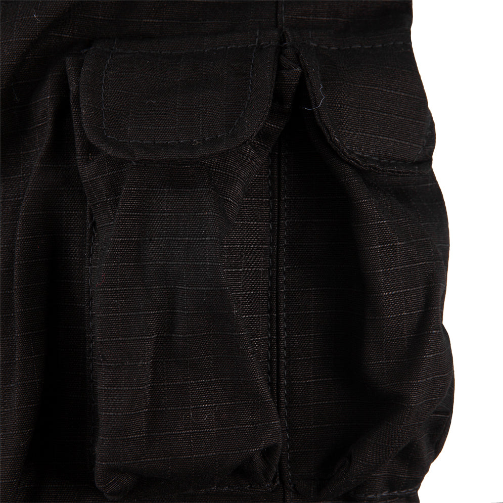 " RETROFUTURE CARGO " Modulable Cargo Jogger Black